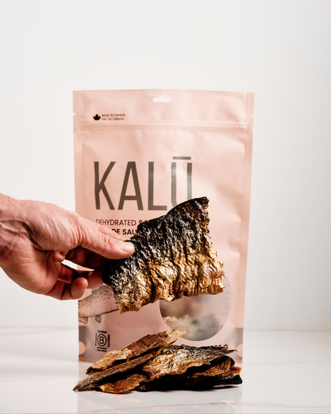Dehydrated Salmon Skins